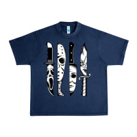 Navy knives horror movie friday halloween horror goth evil t shirt Urban Heavy Tee - InspiraDesign