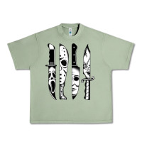 Oil Green knives horror movie friday halloween horror goth evil t shirt Urban Heavy Tee - InspiraDesign