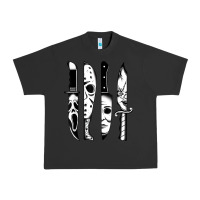Pigment Black knives horror movie friday halloween horror goth evil t shirt Urban Heavy Tee - InspiraDesign