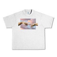 Lunar Rock creation of adam hands aesthetic t shirt Urban Heavy Tee - InspiraDesign