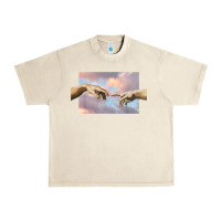 Sandshell creation of adam hands aesthetic t shirt Urban Heavy Tee - InspiraDesign