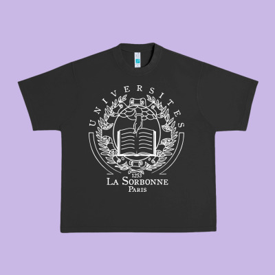 Universite Paris La Sorbonne Urban Heavy Tee Designed By Inspiradesign