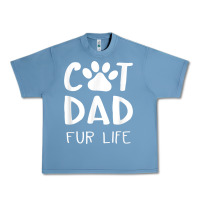 Pebble Blue funny cat dad fathers day gift shirt fur life cat tee Urban Heavy Tee - InspiraDesign
