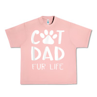 Salmon funny cat dad fathers day gift shirt fur life cat tee Urban Heavy Tee - InspiraDesign