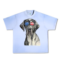 Grape Ice great dane sunglasses american usa flag 4th of july fourth t shirt Urban Heavy Tee - InspiraDesign