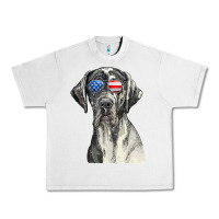 Lunar Rock great dane sunglasses american usa flag 4th of july fourth t shirt Urban Heavy Tee - InspiraDesign