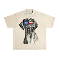 Sandshell great dane sunglasses american usa flag 4th of july fourth t shirt Urban Heavy Tee - InspiraDesign