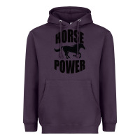 Plum Horse Power Heavyweight Hoodie - Bettercallsaul