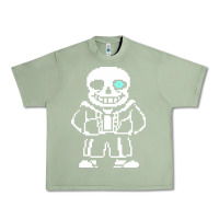 Oil Green undertale sans Urban Heavy Tee - InspiraDesign