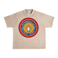 French Oak IBEW electrician Urban Heavy Tee - InspiraDesign