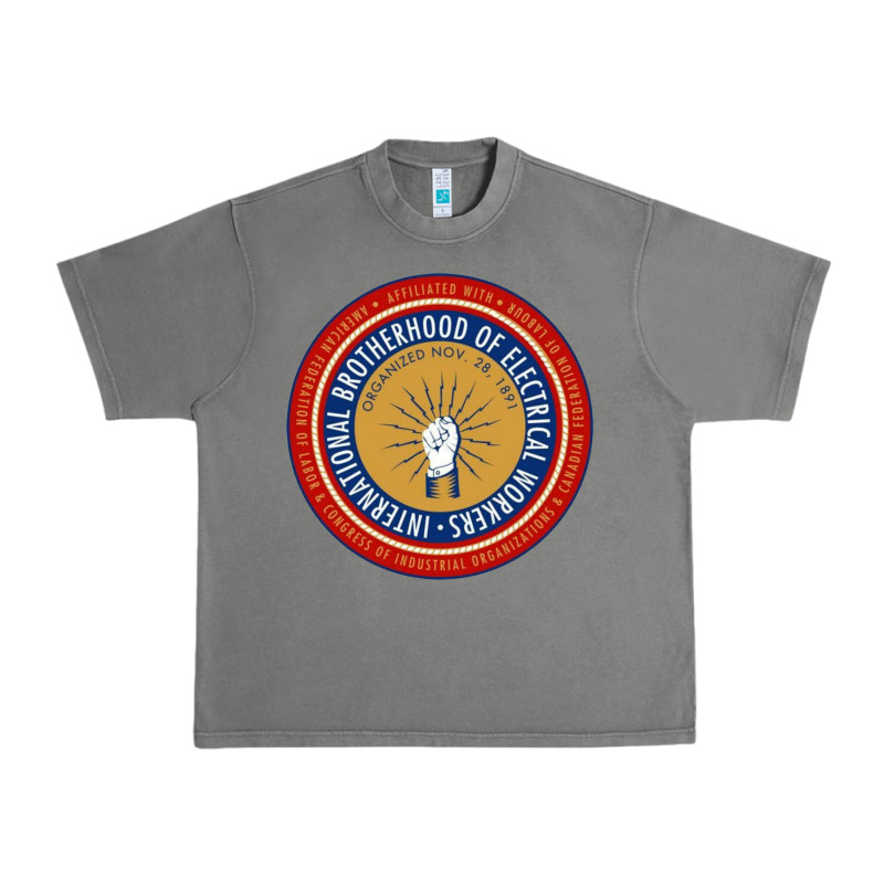 Ibew Electrician Urban Heavy Tee by InspiraDesign | Teevron