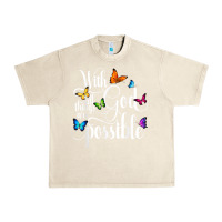Sandshell With God All Things Are Possible  Religious Butterfly Art Urban Heavy Tee - InspiraDesign