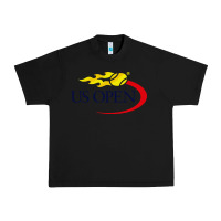 Black us open tennis Urban Heavy Tee - InspiraDesign