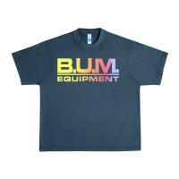 Midnight Navy vintage bum equipment 02 Urban Heavy Tee - InspiraDesign