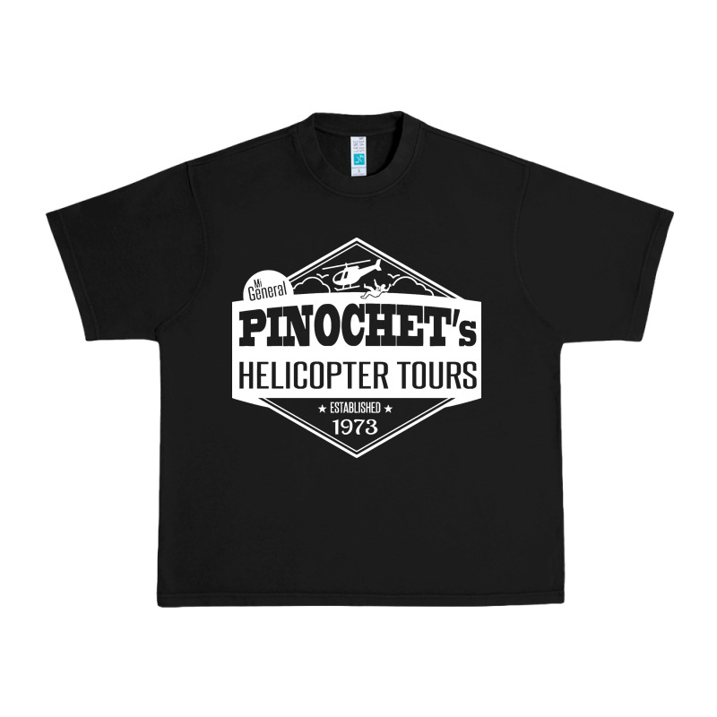 Pinochet Helicopter Tours Urban Heavy Tee by InspiraDesign | Teevron