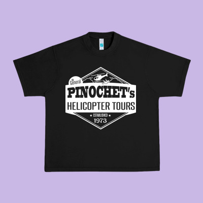Pinochet Helicopter Tours Urban Heavy Tee Designed By Inspiradesign