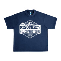 Navy Pinochet Helicopter Tours Urban Heavy Tee - InspiraDesign
