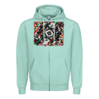 Cowhide And Serape Background Zipper Hoodie | Teevron