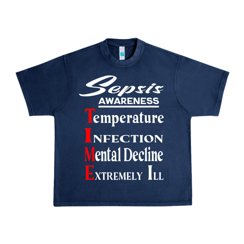 Sepsis Awareness  Know Sepsis Signs  Sepsis Surviv Urban Heavy Tee by InspiraDesign | Teevron