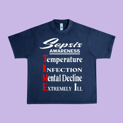 Sepsis Awareness  Know Sepsis Signs  Sepsis Surviv Urban Heavy Tee Designed By Inspiradesign