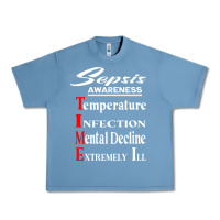 Pebble Blue Sepsis Awareness  Know Sepsis Signs  Sepsis Surviv Urban Heavy Tee - InspiraDesign