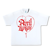 White avril lavigne Urban Heavy Tee - InspiraDesign