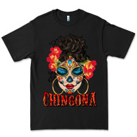 Black chingona latina bun mama Premium Tee - BundleAndBundleShop