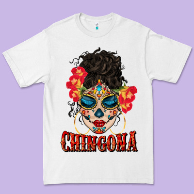 Chingona Latina Bun Mama Premium Tee Designed By Bundleandbundleshop