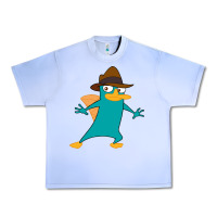 Grape Ice Perry The Platypus Urban Heavy Tee - InspiraDesign
