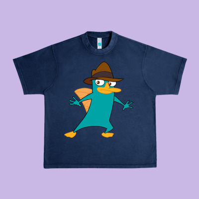 Perry The Platypus Urban Heavy Tee Designed By Inspiradesign