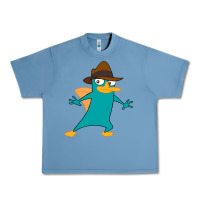 Pebble Blue Perry The Platypus Urban Heavy Tee - InspiraDesign