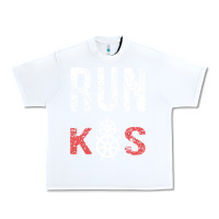 White RUN k8s Urban Heavy Tee - InspiraDesign