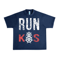 Navy RUN k8s Urban Heavy Tee - InspiraDesign