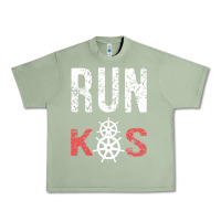 Oil Green RUN k8s Urban Heavy Tee - InspiraDesign