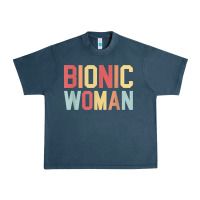 Midnight Navy bionic woman injury accident broken hip leg arm surgery t shirt Urban Heavy Tee - InspiraDesign