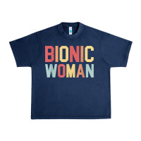 Navy bionic woman injury accident broken hip leg arm surgery t shirt Urban Heavy Tee - InspiraDesign