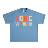 Pebble Blue bionic woman injury accident broken hip leg arm surgery t shirt Urban Heavy Tee - InspiraDesign