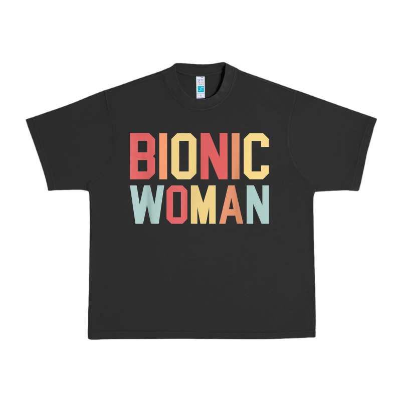 Bionic Woman Injury Accident Broken Hip Leg Arm Surgery T Shirt Urban Heavy Tee by InspiraDesign | Teevron