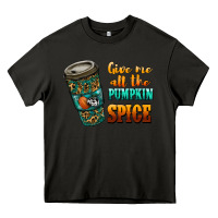 Asphalt watercolor give me all the pumpkin spice Heavy Core Tee - RanaPortraitStore