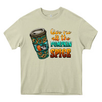 Mossy watercolor give me all the pumpkin spice Heavy Core Tee - RanaPortraitStore