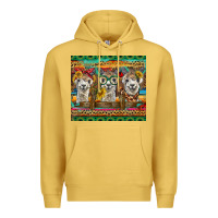Antique Gold alpacas Premium Hoodie - BarkalooDesign