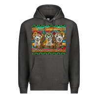 Charcoal Heather alpacas Premium Hoodie - BarkalooDesign