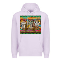 Lilac alpacas Premium Hoodie - BarkalooDesign