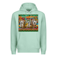 Seafoam alpacas Premium Hoodie - BarkalooDesign