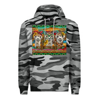 Slate Camo alpacas Premium Hoodie - BarkalooDesign