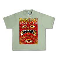 Oil Green Kite fly Urban Heavy Tee - InspiraDesign
