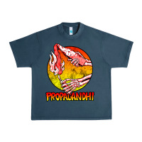 Midnight Navy Propagandhi Merch Essential Urban Heavy Tee - InspiraDesign