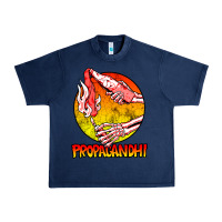 Navy Propagandhi Merch Essential Urban Heavy Tee - InspiraDesign