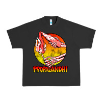 Pigment Black Propagandhi Merch Essential Urban Heavy Tee - InspiraDesign