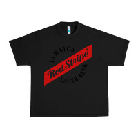 Black jamaica red stripe lager beer Urban Heavy Tee - InspiraDesign